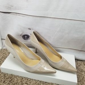 Nine West patent leather Beige shoes